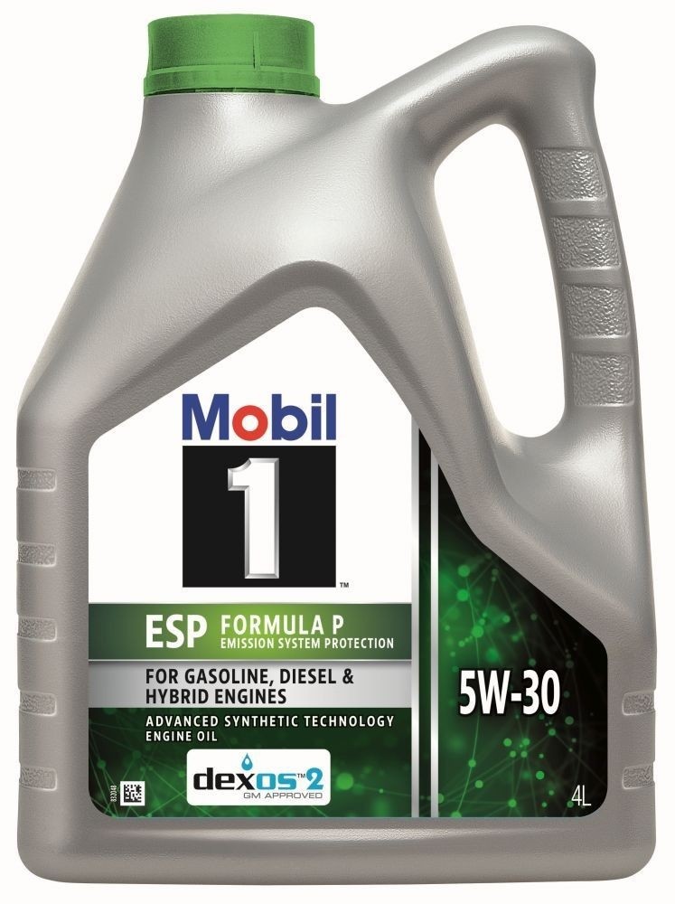 Mobil 1 ESP 5W30 4lt Συνθετικό Λάδι Κινητήρα για βενζινοκινητήρες και πετρελαιοκινητήρες με εγκρίσεις VW, BMW, Mercedes, Porsche