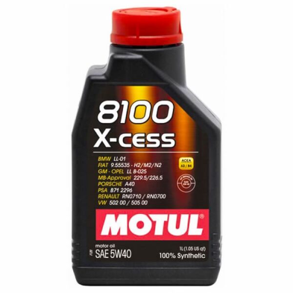Motul 8100 X-cess 5W-40 1L Motul 8100 X-cess 5W-40 1L