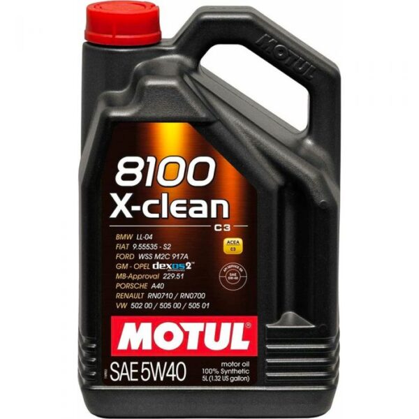 Motul 8100 X-Clean 5W-40 5L