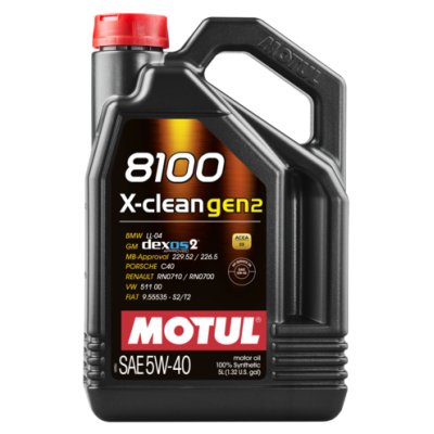 Motul 8100 X-clean gen2 5W-40 5L