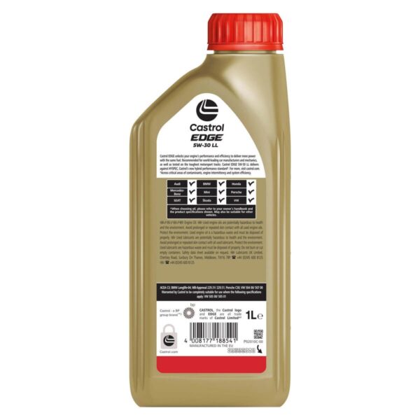 Castrol Edge LL 5W-30 1L Castrol Edge 5W-30 LL 1L