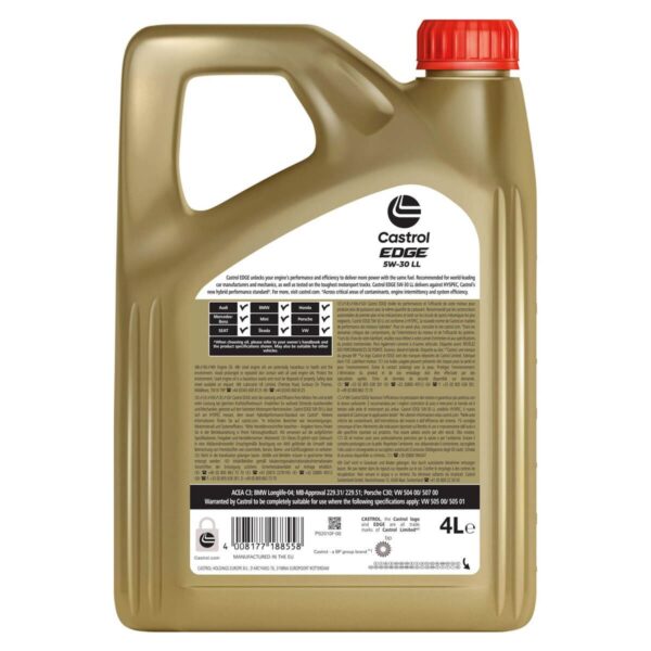 Castrol Edge LL 5W-30 4L λάδι κινητήρα