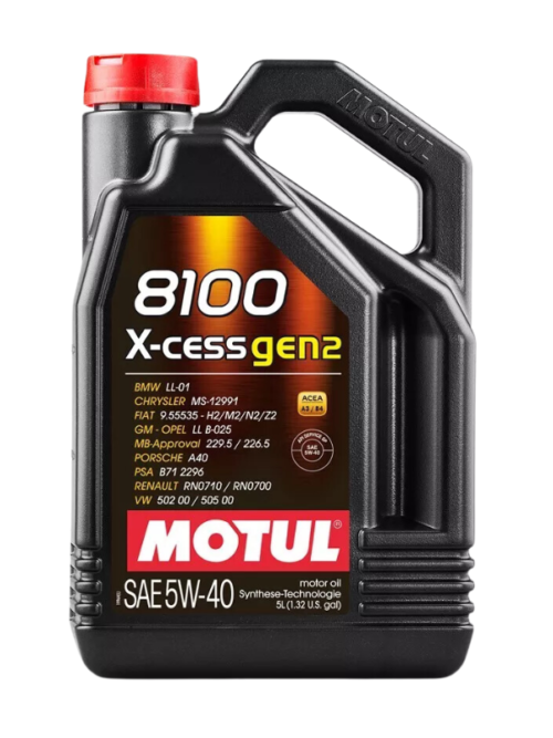 Motul 8100 X-Cess Gen2 5W-40 4L