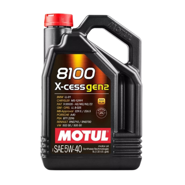 Motul 8100 X-Cess Gen2 5W-40 4L