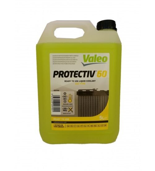 Valeo Protectiv 50 G12 Έτοιμο προς Χρήση Κίτρινο 5L